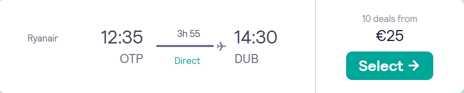 cheap flights to Ireland