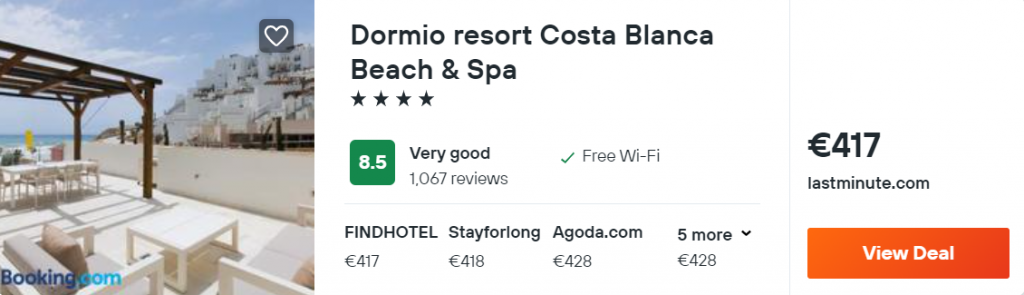 Dormio resort Costa Blanca Beach & Spa