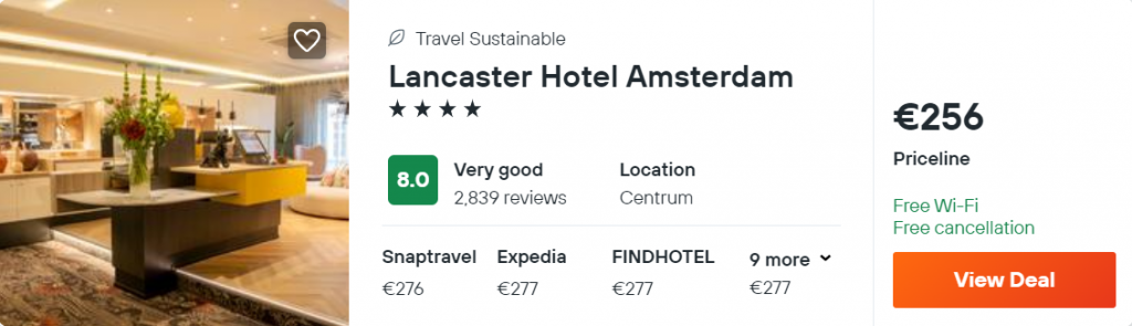 Lancaster Hotel Amsterdam
