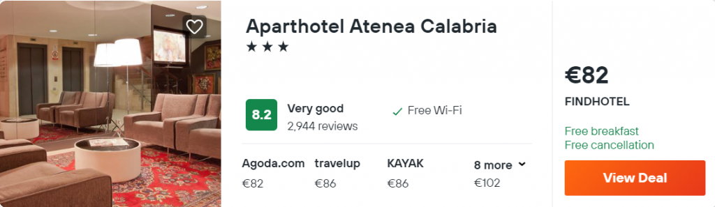 Aparthotel Atenea Calabria