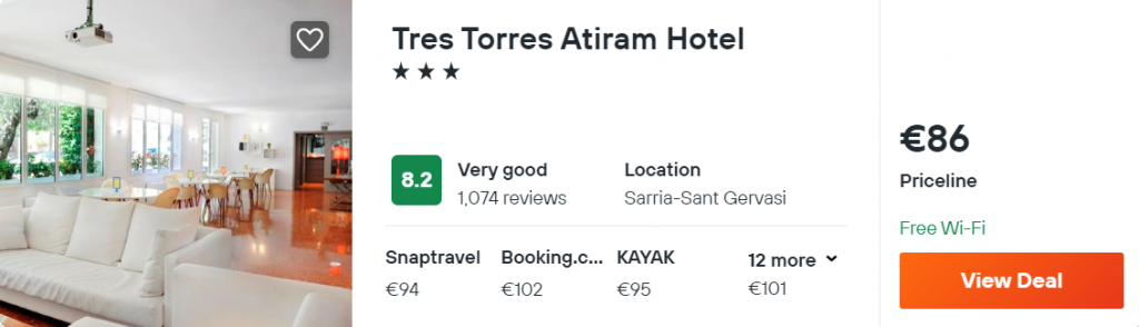 Tres Torres Atiram Hotel