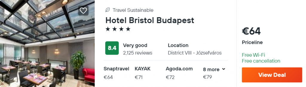 Hotel Bristol Budapest