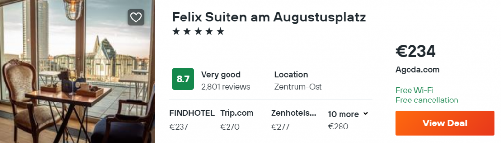 Felix Suiten am Augustusplatz