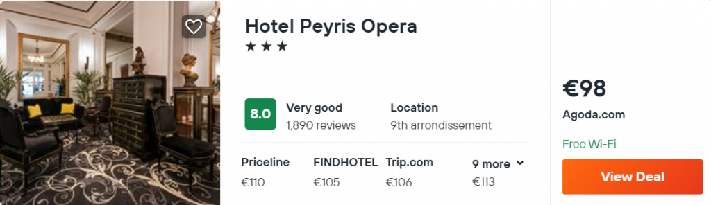 Hotel Peyris Opera