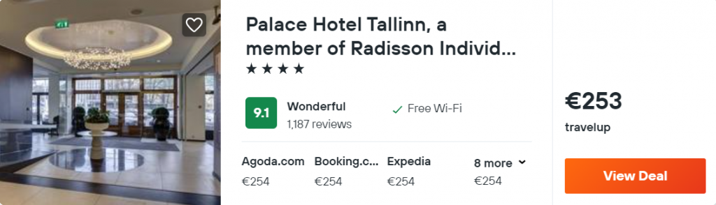 Palace Hotel Tallinn, a member of Radisson Individuals