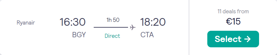 cheap flights to Italy