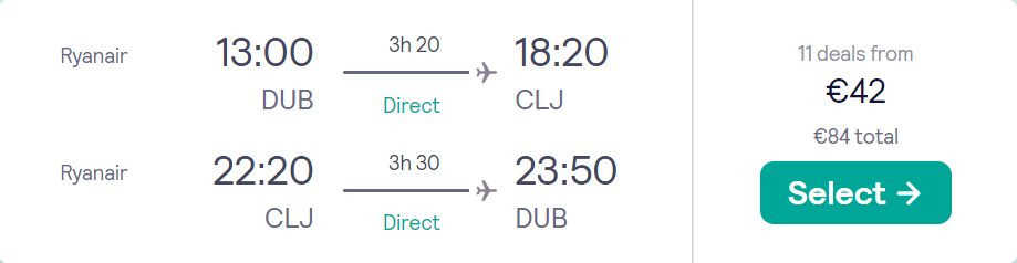 cheap flights to Romania