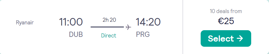 cheap flights to Czechia