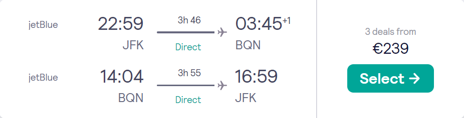 cheap flights to Puerto Rico