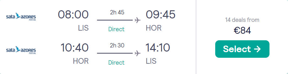 cheap flights to Portugal