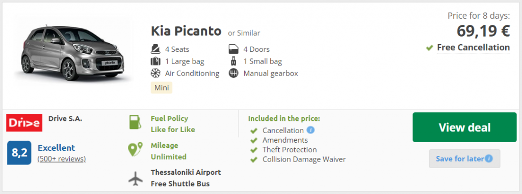 cheap car