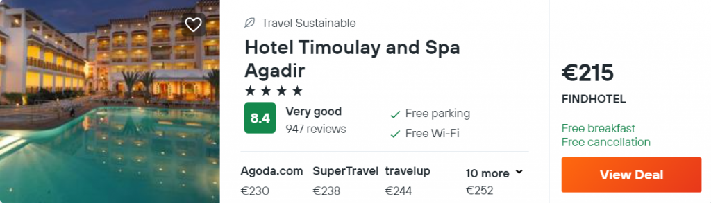 Hotel Timoulay and Spa Agadir