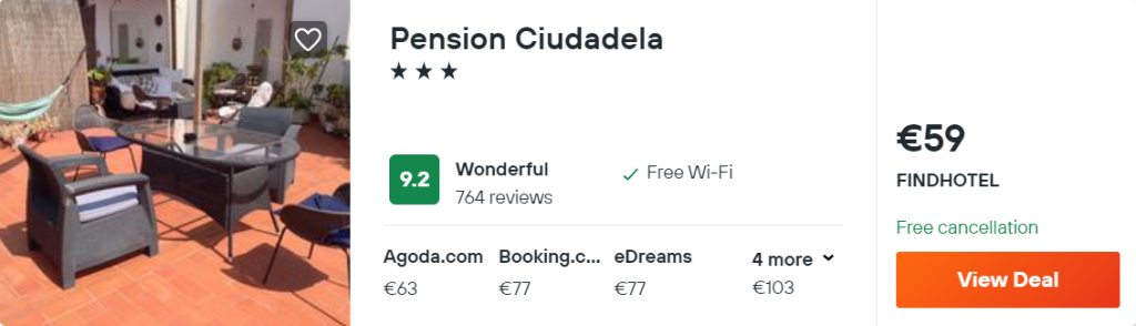 Pension Ciudadela