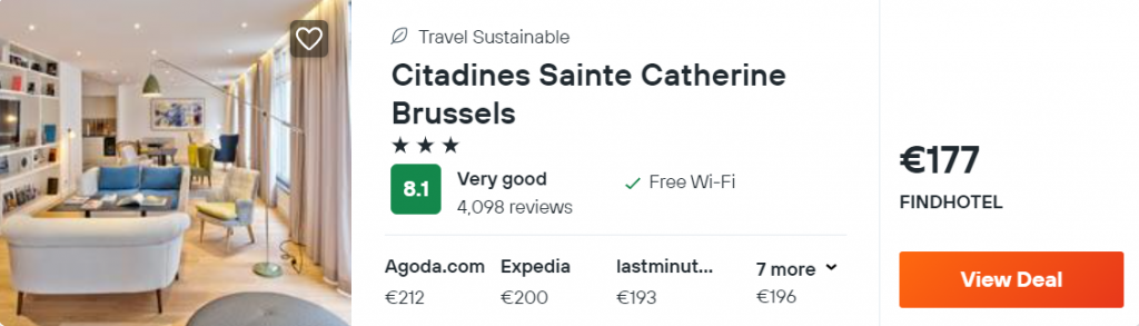 Citadines Sainte Catherine Brussels