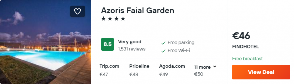 Azoris Faial Garden