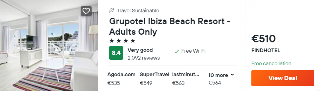 Grupotel Ibiza Beach Resort - Adults Only