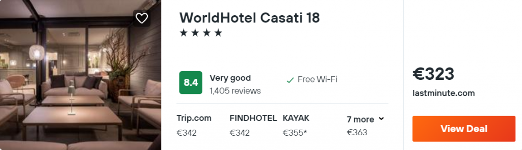 WorldHotel Casati 18