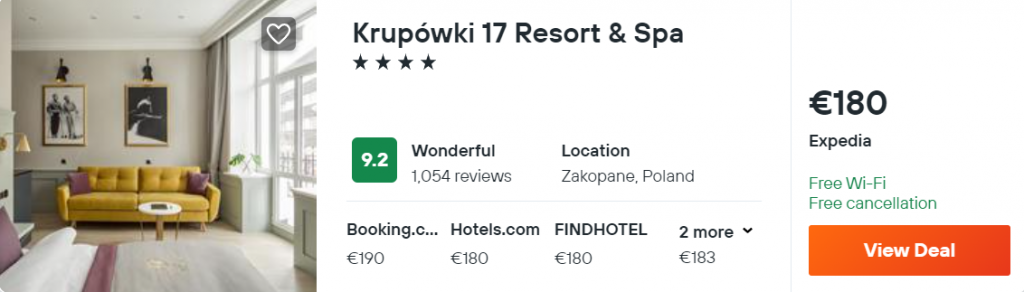Krupówki 17 Resort & Spa