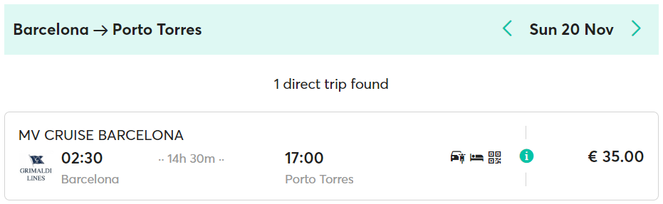 cheap ferry
