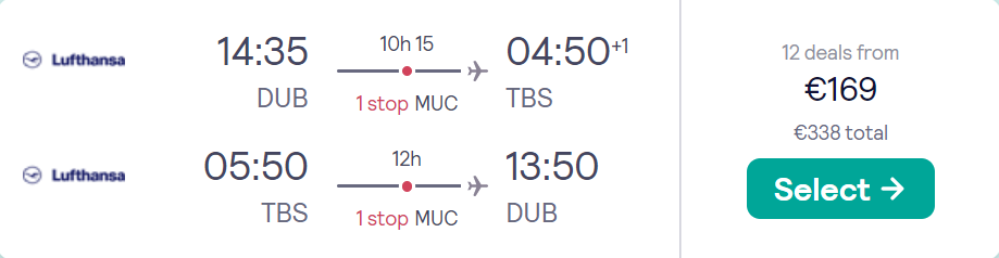 cheap flights to Georgia