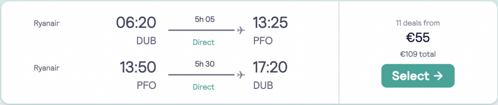 cheap flights to Cyprus