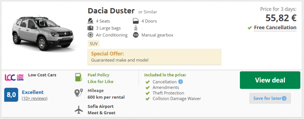 cheap car
