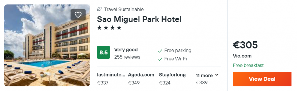 Sao Miguel Park Hotel