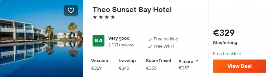 Theo Sunset Bay Hotel