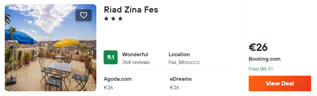 Riad Zina Fes