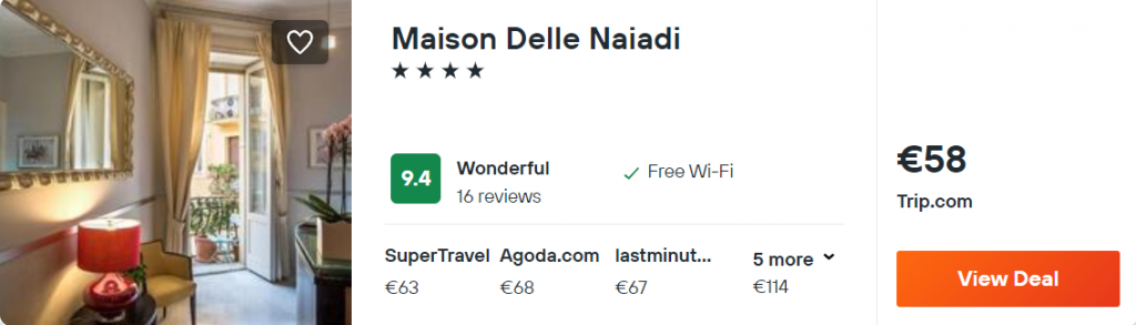 Maison Delle Naiadi