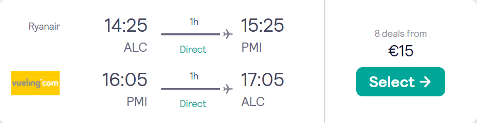 cheap flights to Spain