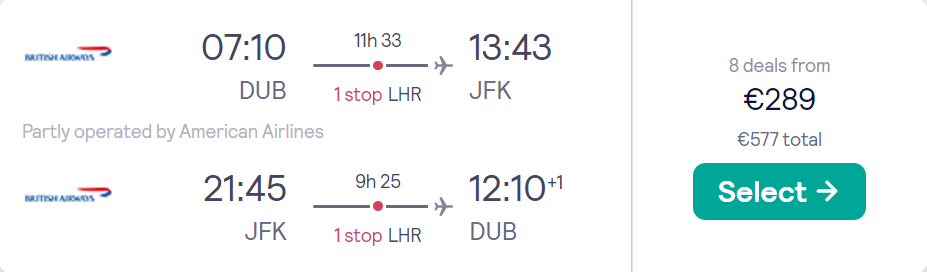 cheap flights to US