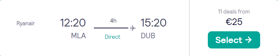 cheap flights to Ireland