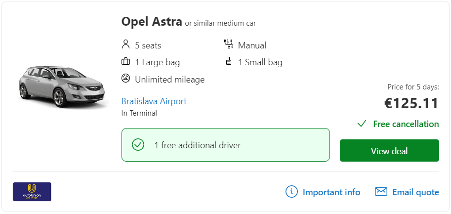 cheap car