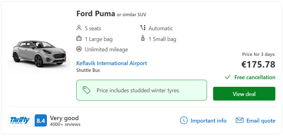 cheap car