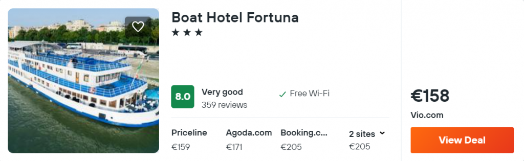Boat Hotel Fortuna