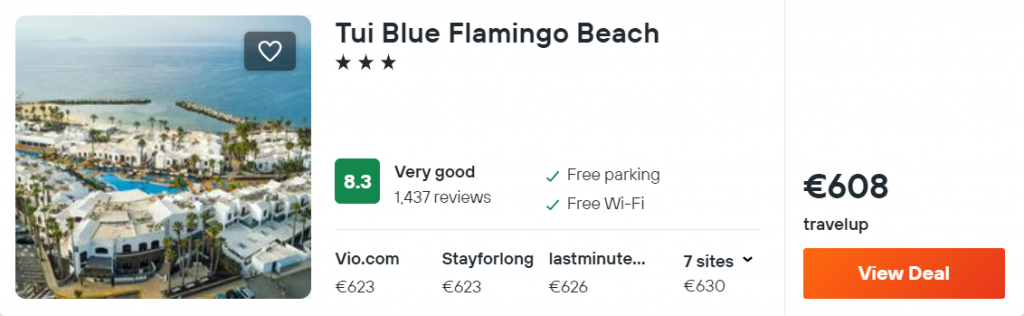 Tui Blue Flamingo Beach