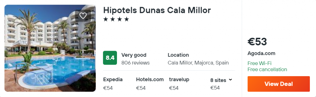 Hipotels Dunas Cala Millor