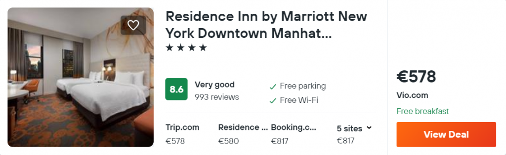 Residence Inn by Marriott New York Downtown Manhattan/World Trade Center Area