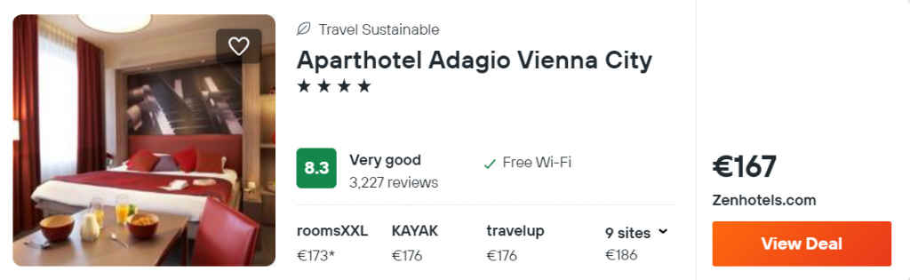 Aparthotel Adagio Vienna City