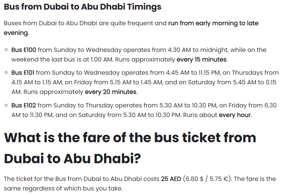 cheap bus
