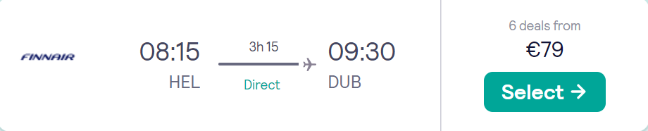 cheap flights to Ireland