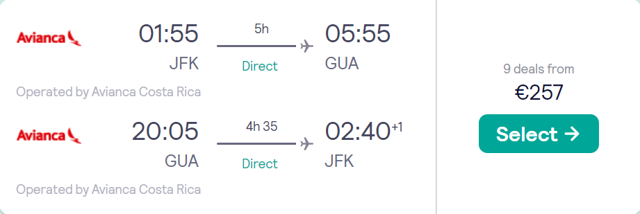 cheap flights to Guatemala