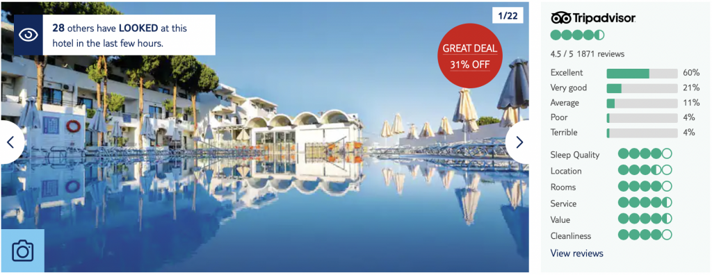 all-inclusive hotel in Rhodes