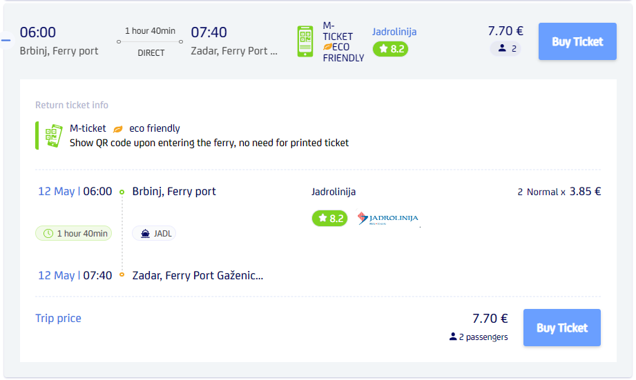 cheap ferry