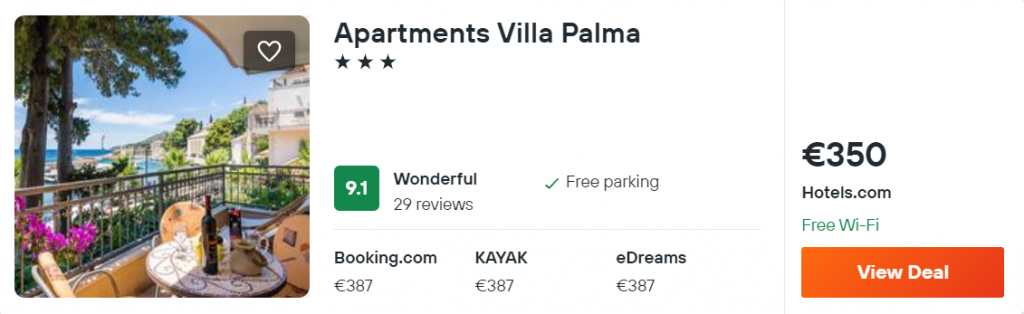Apartments Villa Palma