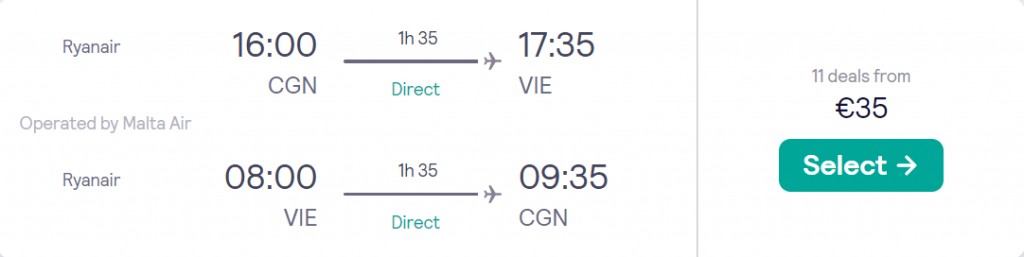 cheap flights to Austria