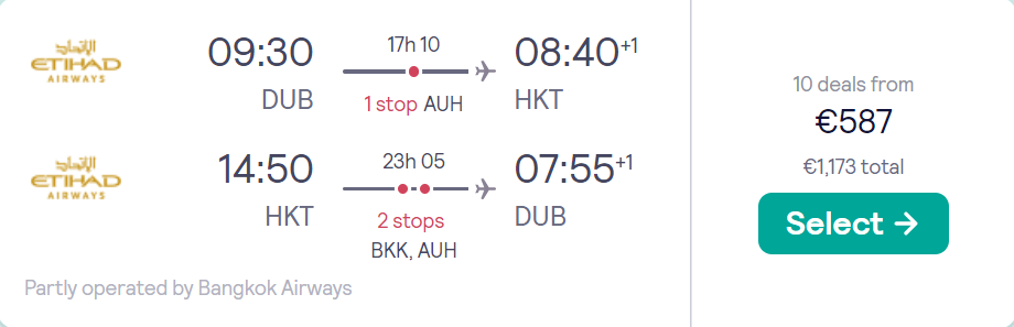 cheap flights to Thailand