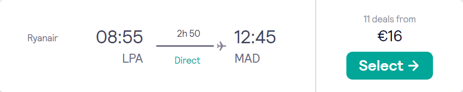 cheap flights to Spain
