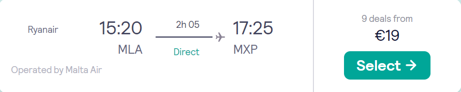 cheap flights to Italy
